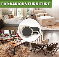 Vista 6 de Deslizadores de Muebles para Alfombra 8 PCS - Deslizadores para Mover Muebles de 4 3/4 pulgadas Protectores de Piso para Patas de Sillas – Mueve Tus