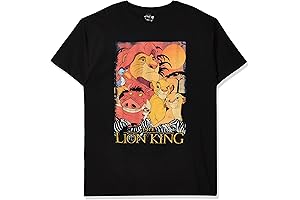 Men's Lion King Group Poster Graphic T-Shirt