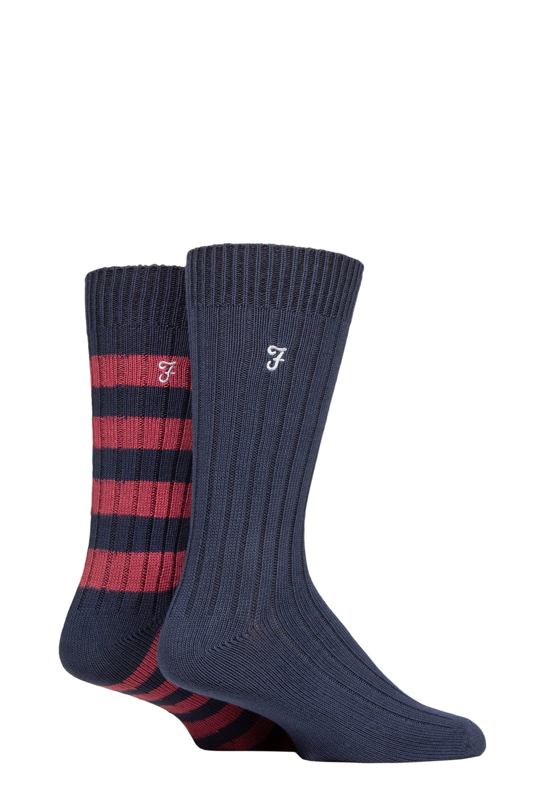 Farah 2 Pack Bamboo Boot Socks