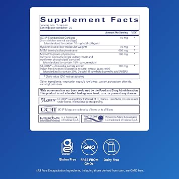 Pure Encapsulations Joint Complex (Single Dose) | Once-Daily Supplement to Support Joint Mobility, Comfort, Tissue, and Cartilage Health* | 30 Capsules