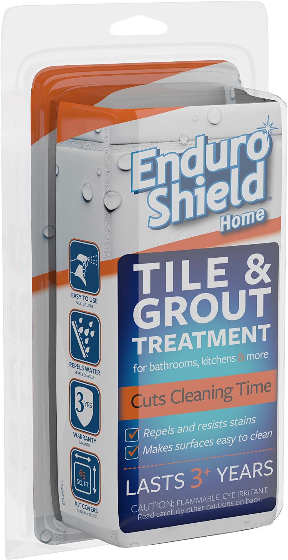 Home Tile Treatment 4.2 oz. Kit for Tile/Grout & More - One Application Makes Surfaces Easy to Clean for 3 Years