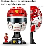 LEGO Editions Scuderia Ferrari HP Charles Leclerc Helmet - Building Set for Teens, Ages 14+ - Collectible F1 Display - Bedroom or Home Office Decor - Gift for Formula 1 Fans - 43014