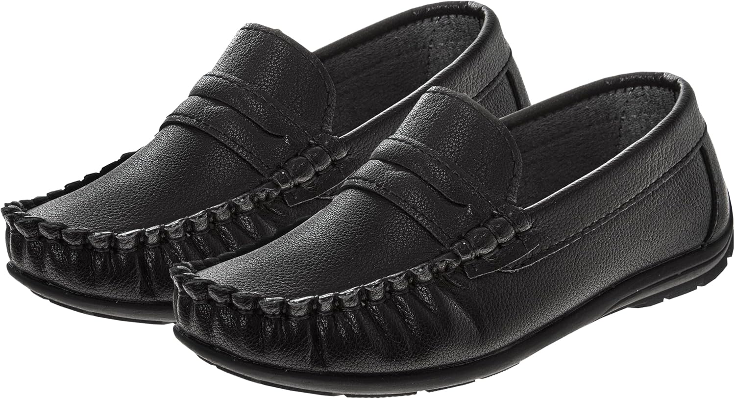Josmo Boys Moccasin Driving Loafers - Casual Dress Penny Slip On Boat Shoes (Sizes: 5-10 Toddlers / 11-13 Little Kids / 1-5 Big Kids) - Image 4