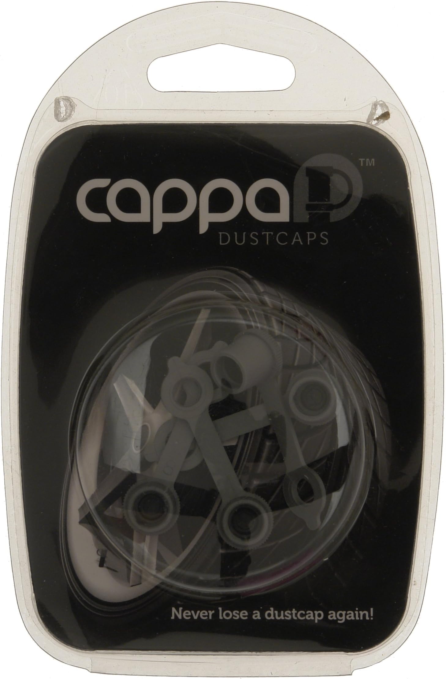 Cappa 780020 Car Dust Caps - Silver (Set of 4)