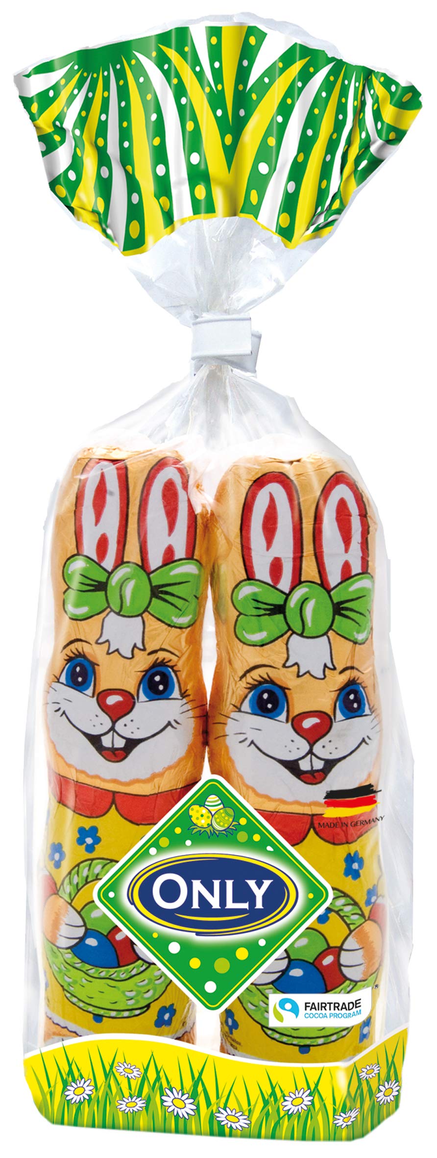 1x2er Set Osterhasen (=2 Stück) Ostern/Osternester Füllung wählbar/Schokolade/Osterhase - zum Selbstgestalten