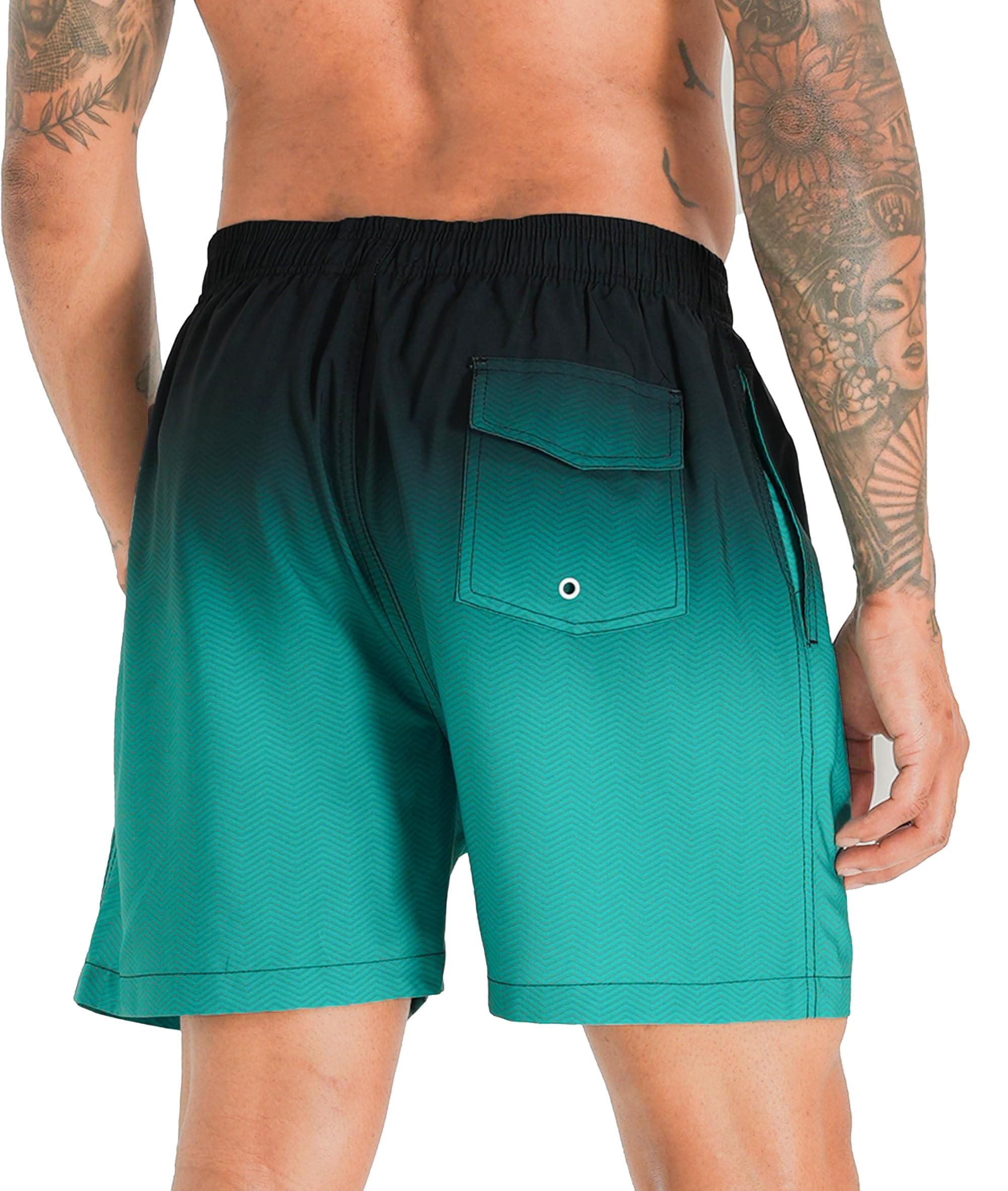 APTRO Costumi Pantaloncini da Bagno Uomo Mare Surf Piscina Stampa Hawaiana Estiva Grande Asciugatura Rapida con Fodera in Rete