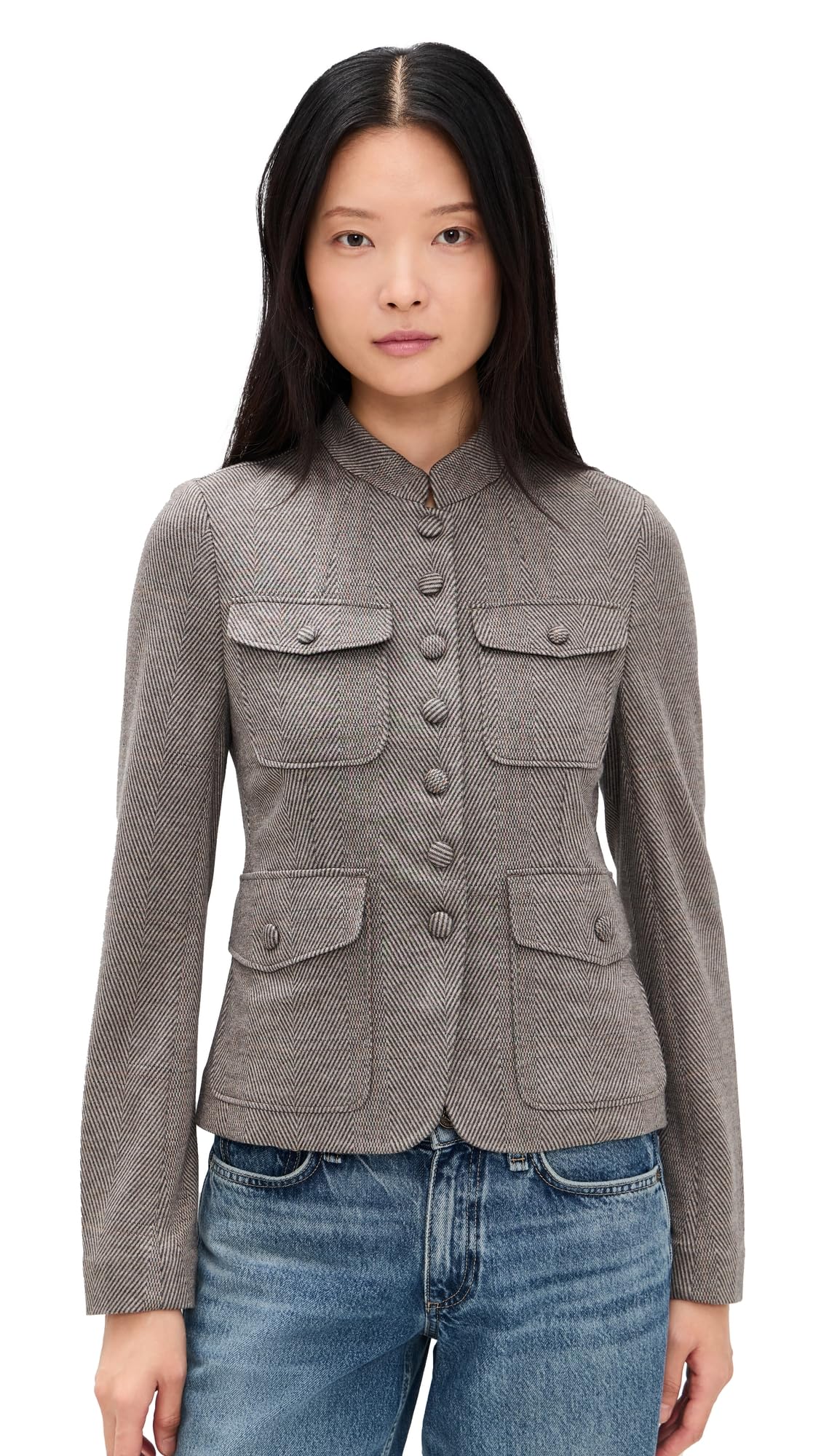 rag bone Womens Mercer Ponte Blazer
