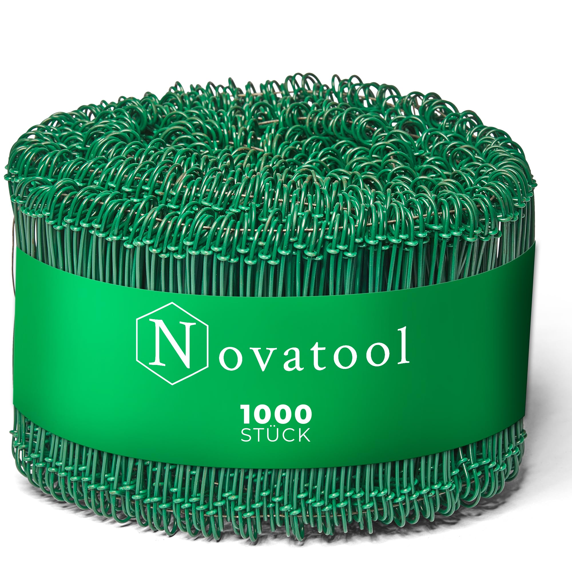 Novatool Cierres para bolsas de alambre (1000 – 5000 unidades, cobre, negro y verde)