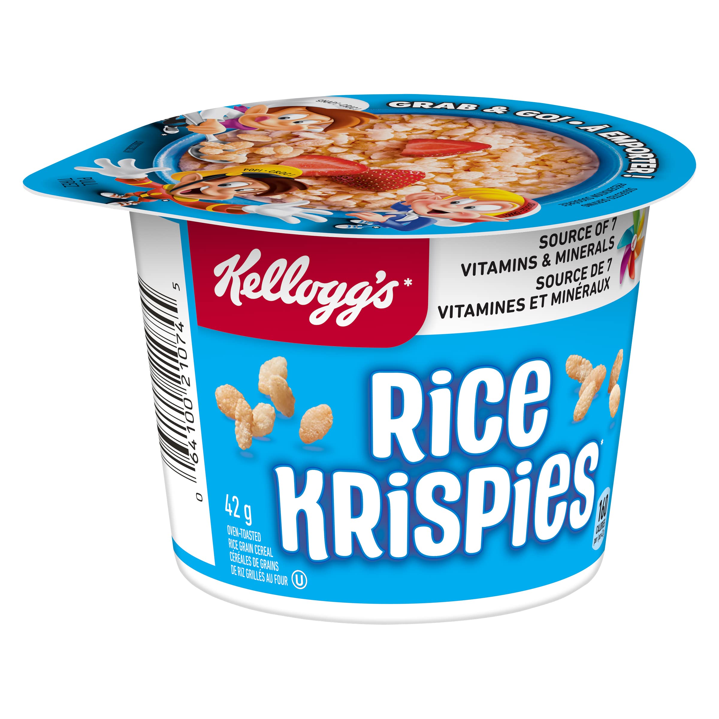 Kellogg's Cereal In A Cup Rice Krispies, 12-Count : Amazon.ca