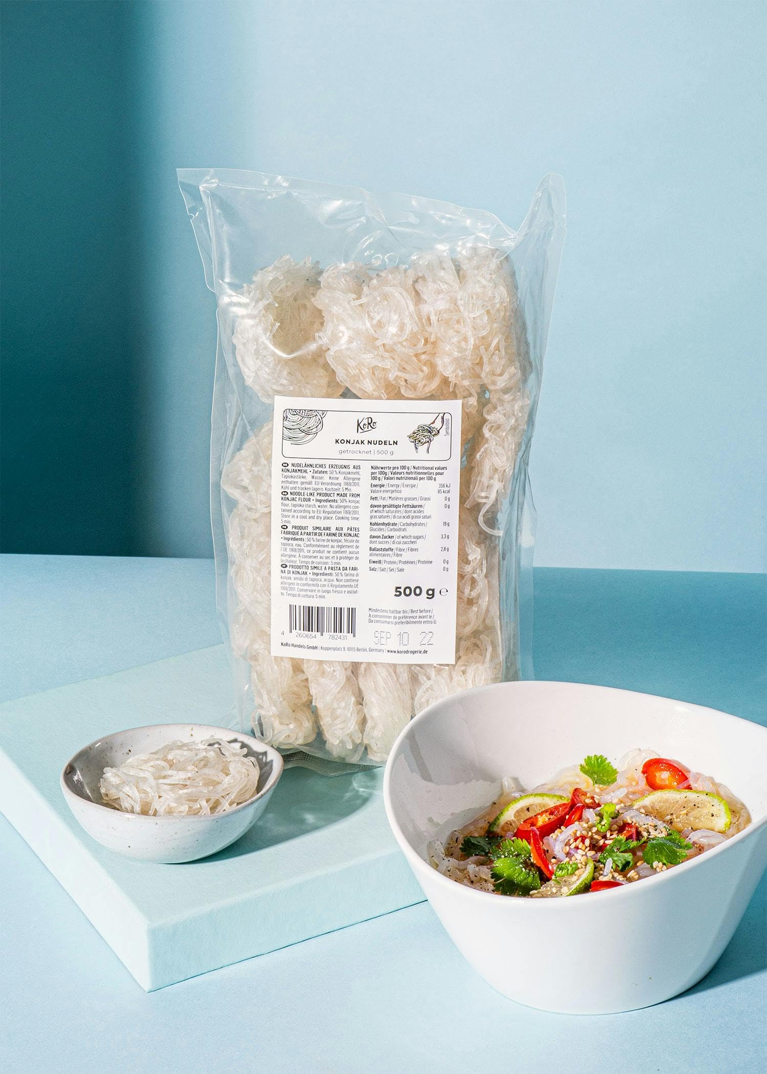 KoRo - Shirataki di Konjac secchi | 500 g
