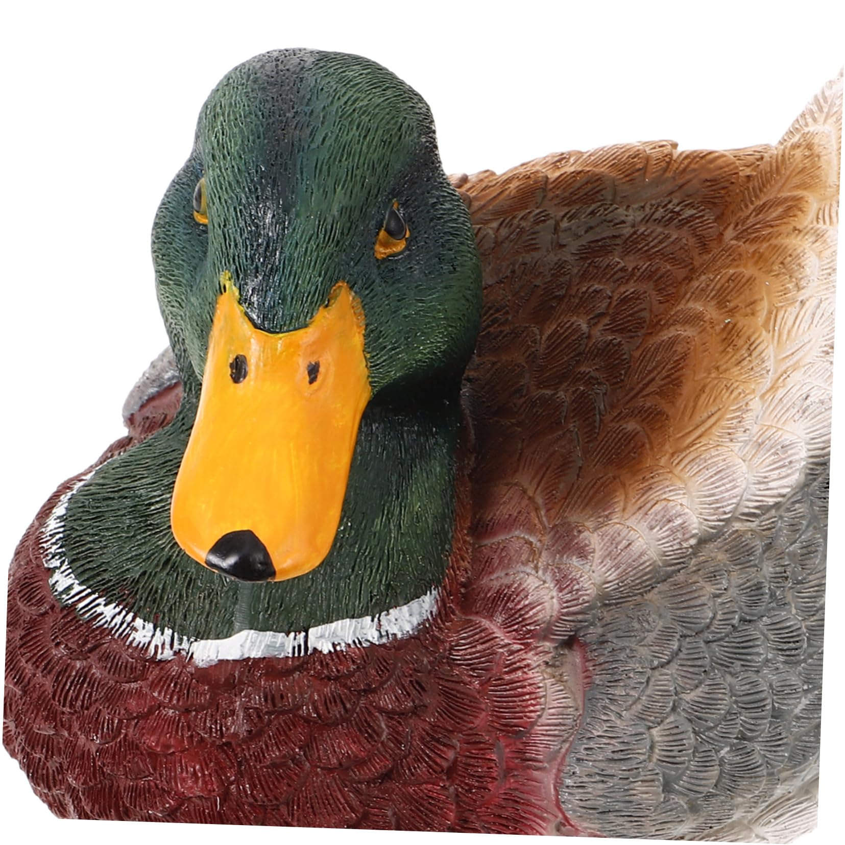 Wetterfeste Schwimmende Ente Skulptur Aus Resin Lebensecht Gestaltete Gartendeko Für Teich Outdoor Landscape-Dekoration Ohne Schädliche Stoffe Langlebig Und Farbbrillant