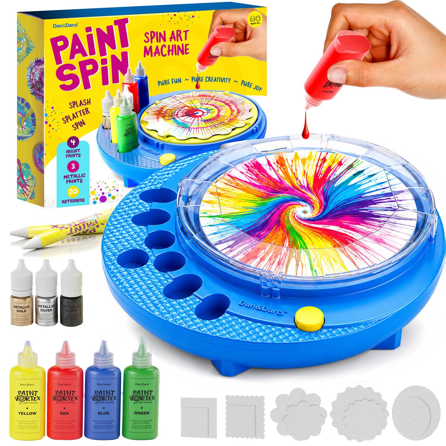 Photo 1 of Dan&Darci Paint Vortex Spin Art Machine - Kids Craft Kit