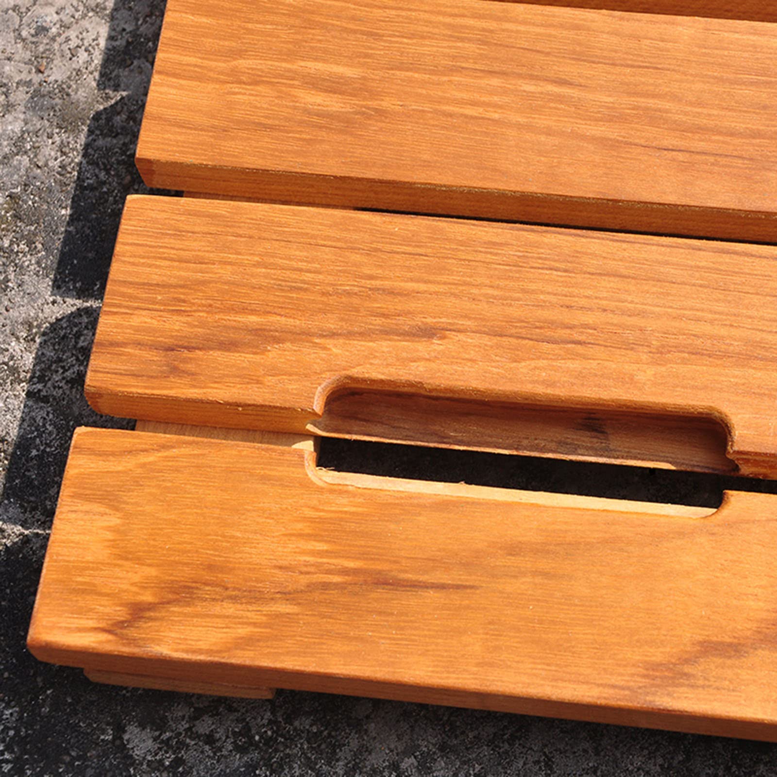 Pedana Doccia in Legno,Tappetino da Bagno in Legno di bambù per Doccia - Tappetino da Bagno Impermeabile Antiscivolo per Interni Ed Esterni Personalizzabile,70x100cm/28x39in