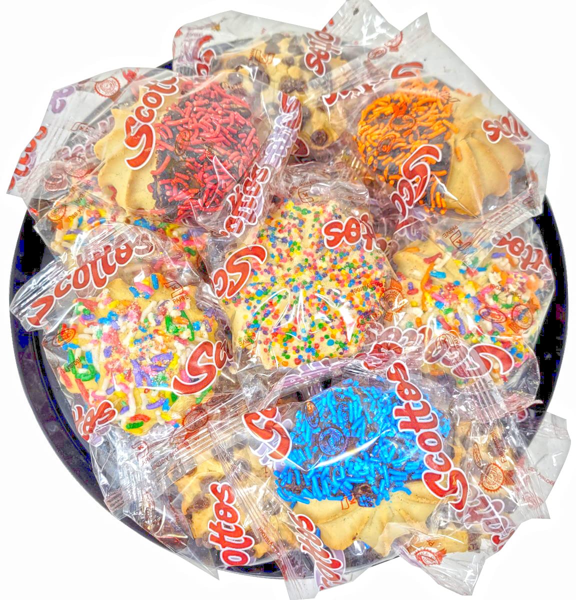 Amazon.com: Scotto's Cookies Italian ***NEW*** Assortment Individual  Wrapped 24 Cookies : Grocery & Gourmet Food