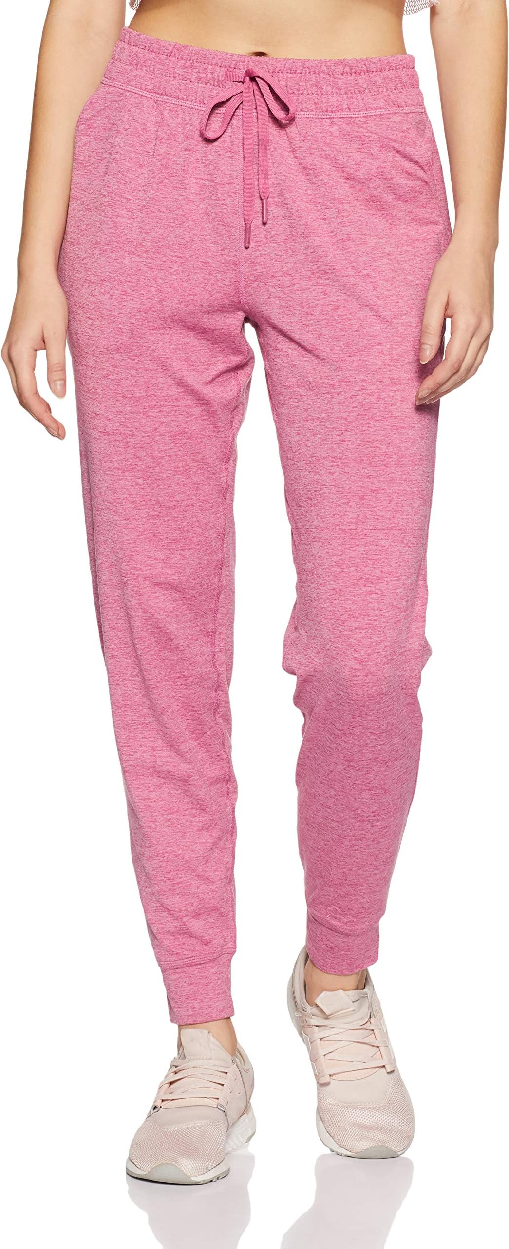 Van HeusenWomen Athleisure Moisture Wicking Regular Fit Joggers - Super Soft, Reflective Trim