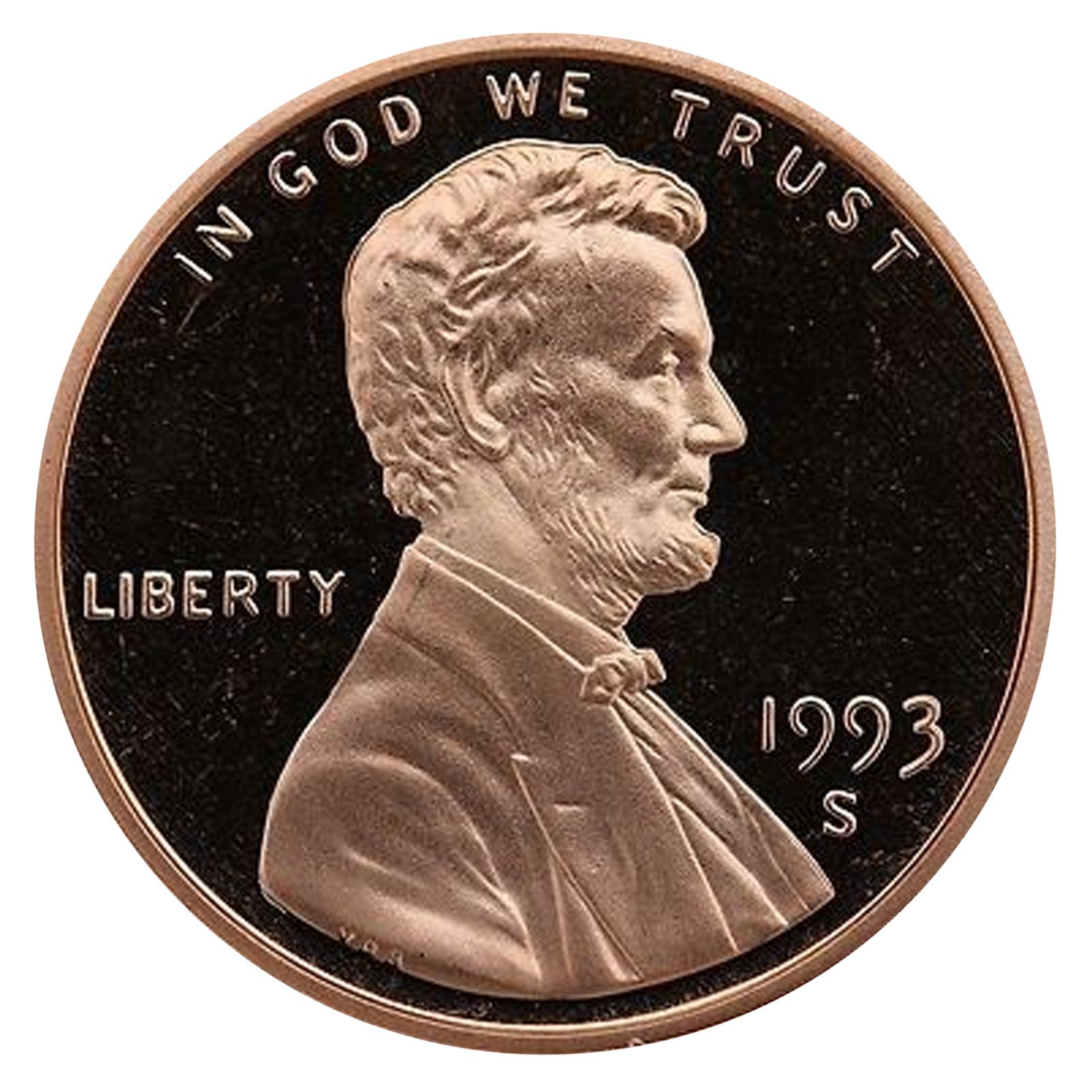 1993 S Gem Proof Lincoln Memorial Cent Penny Proof US Mint at
