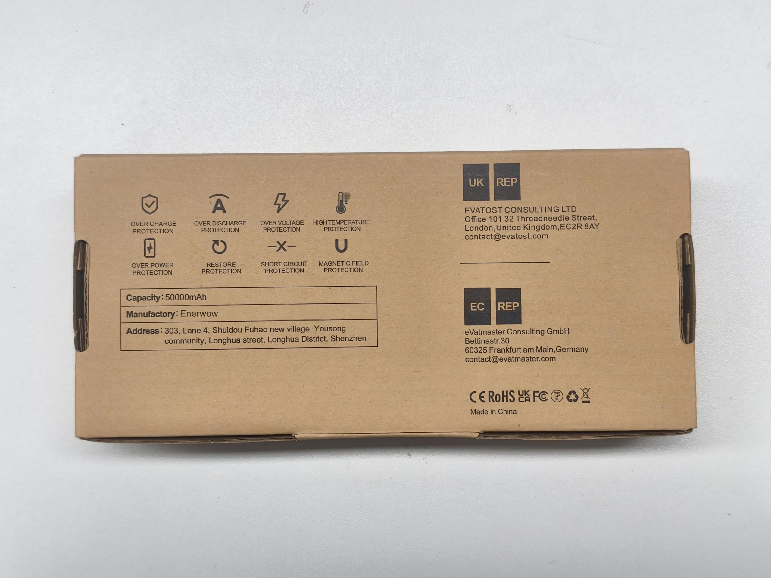 Portable-Charger-Power-Bank - 50000mAh Powerbank PD 30W and QC 4.0 Fast Charging External Battery Pack with USB-C LED 4 Outputs & 2 Inputs Portable Charging for iPhone 15 14 13 pro, Samsung