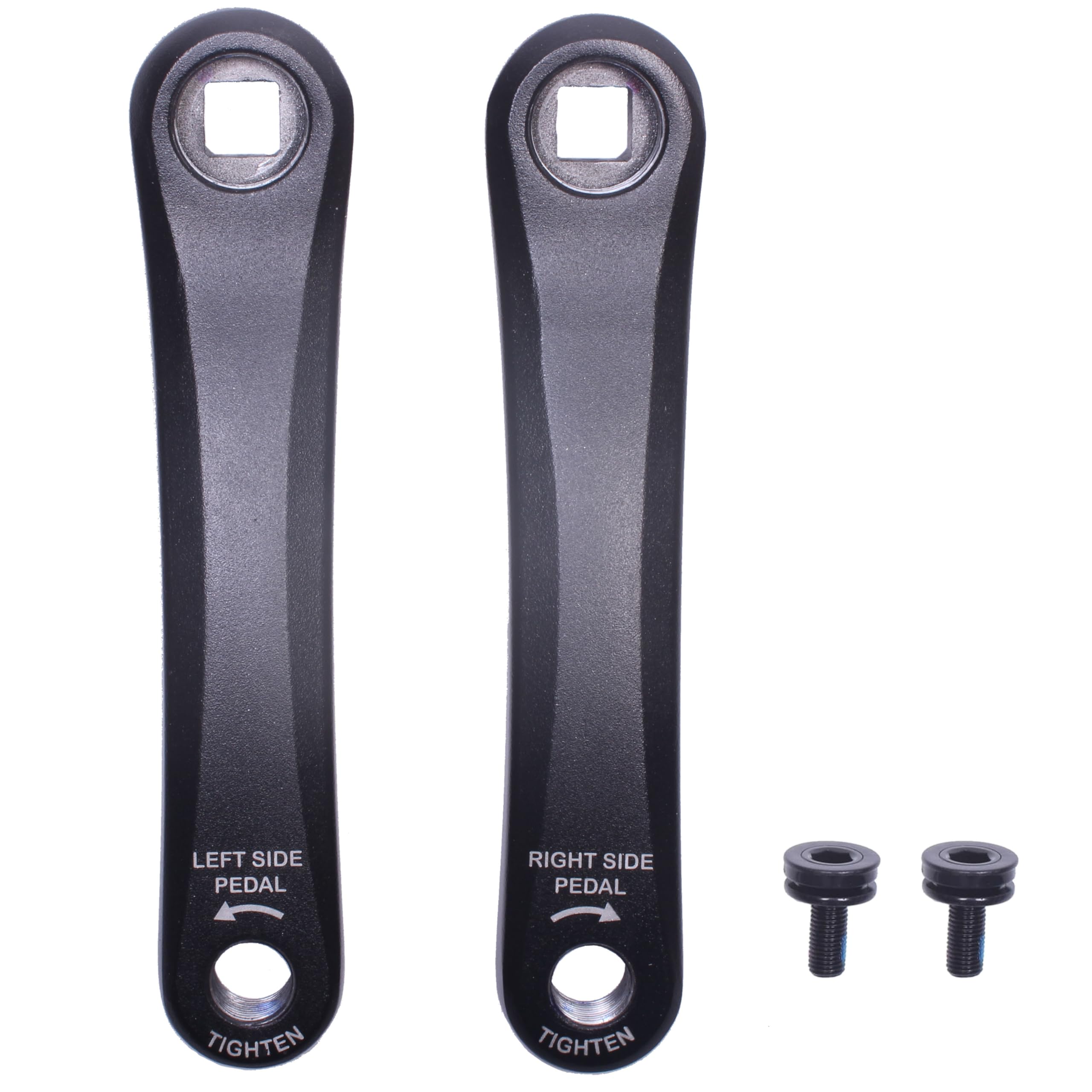 Pedivelle per bici, 89 mm/102 mm/114 mm/127 mm/140 mm/152 mm/160 mm/165 mm/170 mm/175 mm con foro quadrato per bici Ebike, motore a montaggio medio, coppia