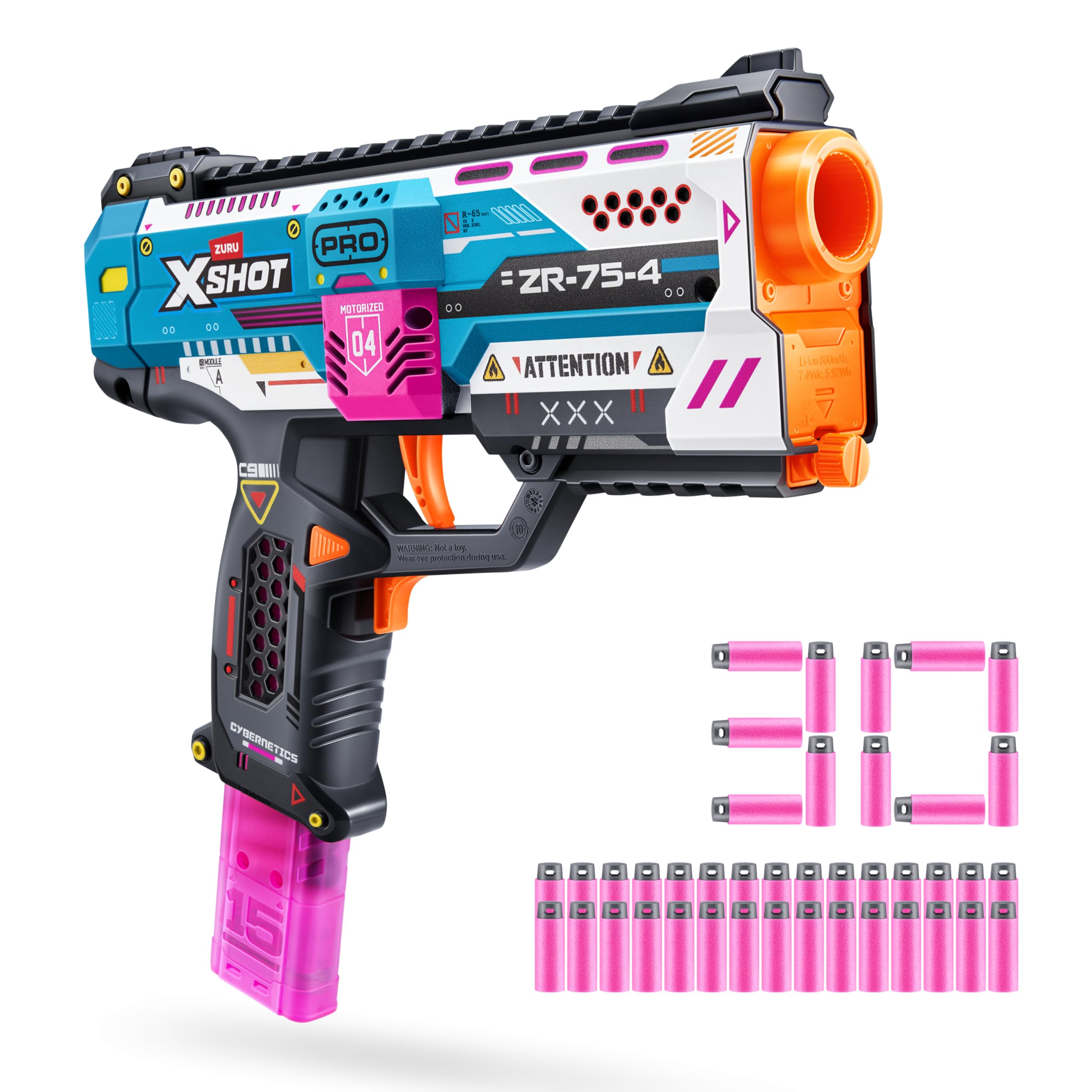 XSHOT SKINS Pro Series Motorized Thrasher Foam Dart Blaster by