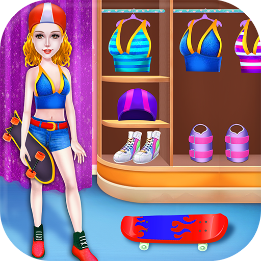 Patineta Patinaje Baile Estrella Niña - Destaca tus habilidades de baile y patinaje con este juego gratuito de música y deportes