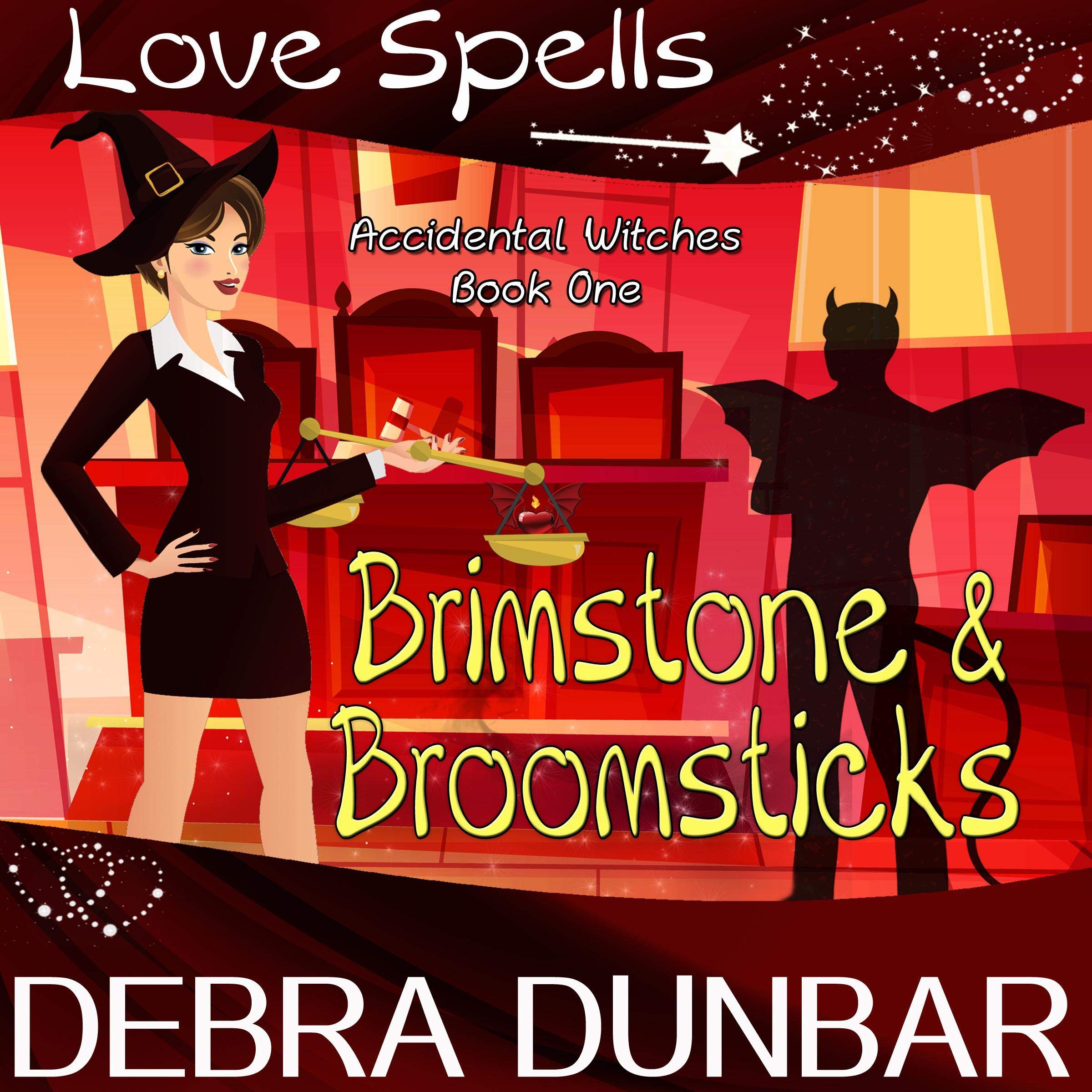 Cover art for Brimstone and Broomsticks