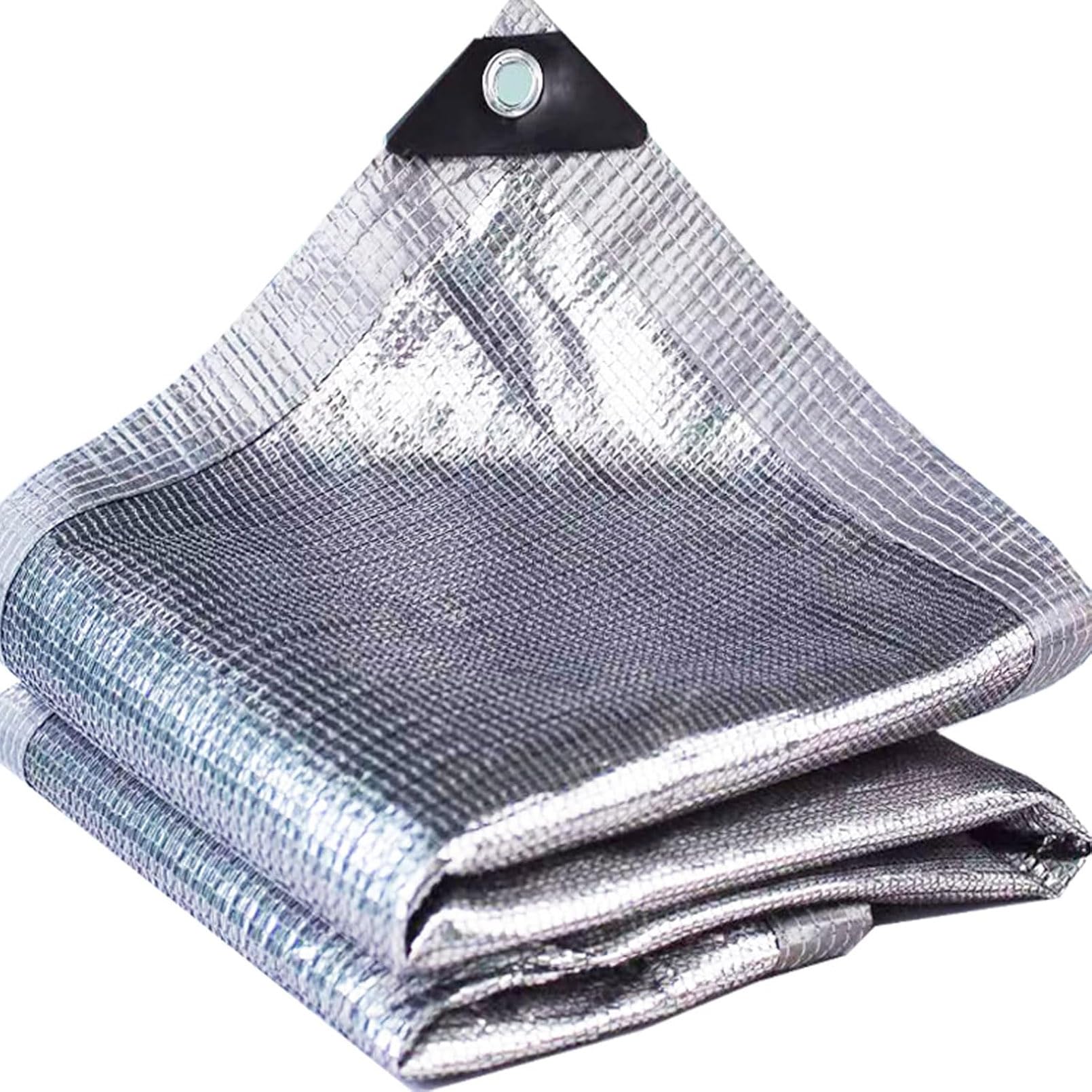 Telo Ombreggiante Alluminio Riflettente 99% Anti UV 1x2m per Auto Serra Giardino