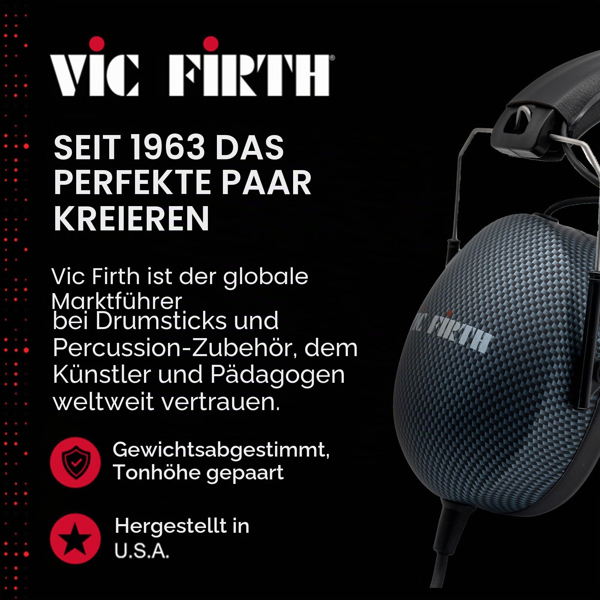 Vic Firth SIH3 Isolation Kopfhörer