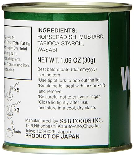 Miniatura 2 de S&B Wasabi en polvo, 1.06 onzas (paquete de 3)