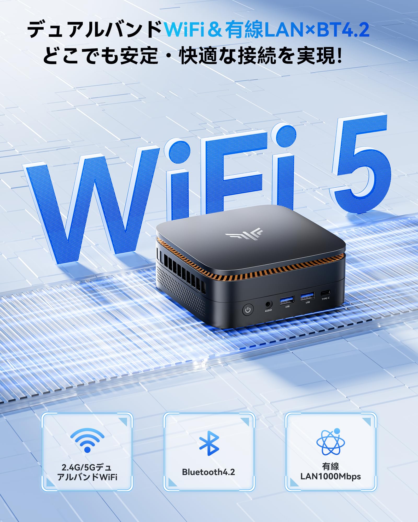 Amazon.co.jp: NiPoGi Ryzen 4300U Mini PC (2026 Upgrade, Faster