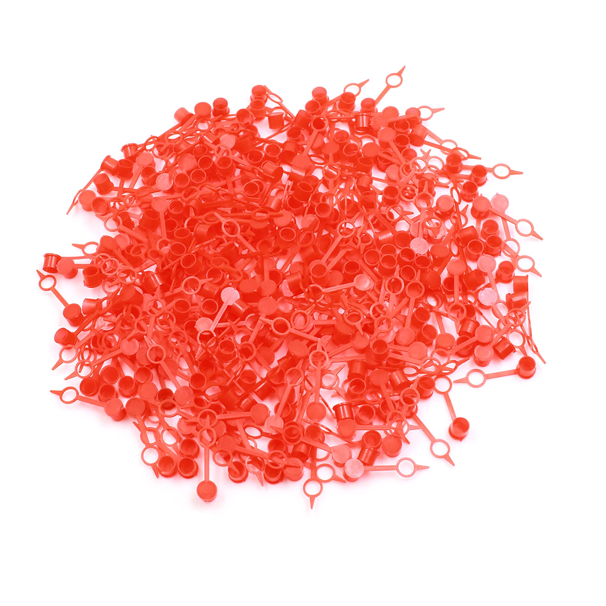 A ABSOPRO M6 Rojo Goma Pezón Grasa Conexión con Polvo Tapa Cubierta Coche (Juego de 300)