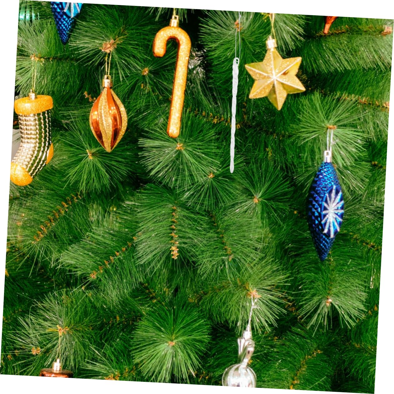 Ciieeo 30 STK Deko zum Aufhängen für Weihnachtsfeiern Eiszapfen Christbaumschmuck Glastropfen-Ornamente Weihnachtsbaum weihnachtsdeko Anhänger aus klarem Glas Spiral-
