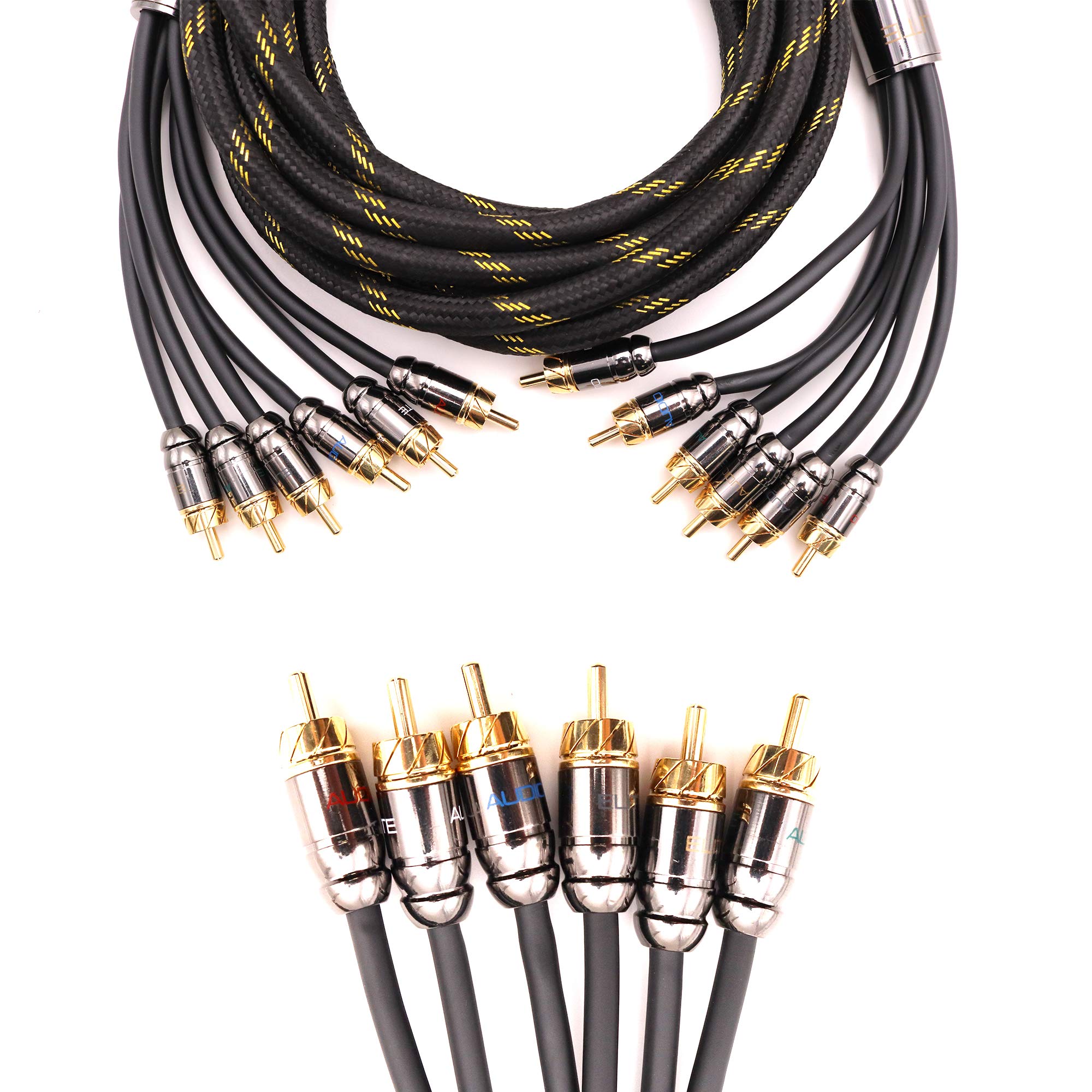 Buy Elite Audio Pro Series 100 OFC 6Channel 17ft. RCA Audio Cable