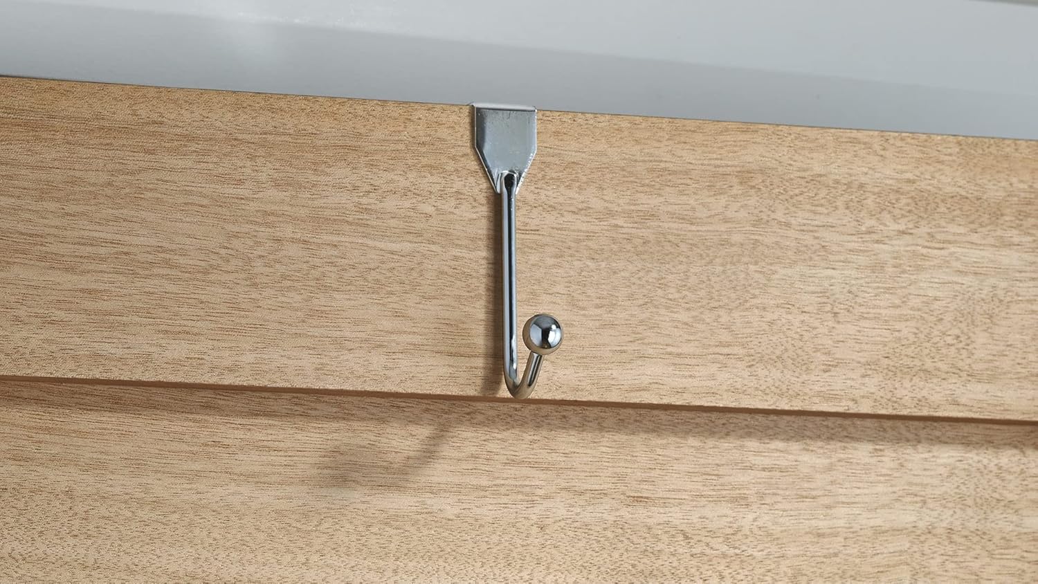 Richelieu Hardware BP99844140 Utility Over The Door Metal Hook, 1 in (25.5 mm), Chrome