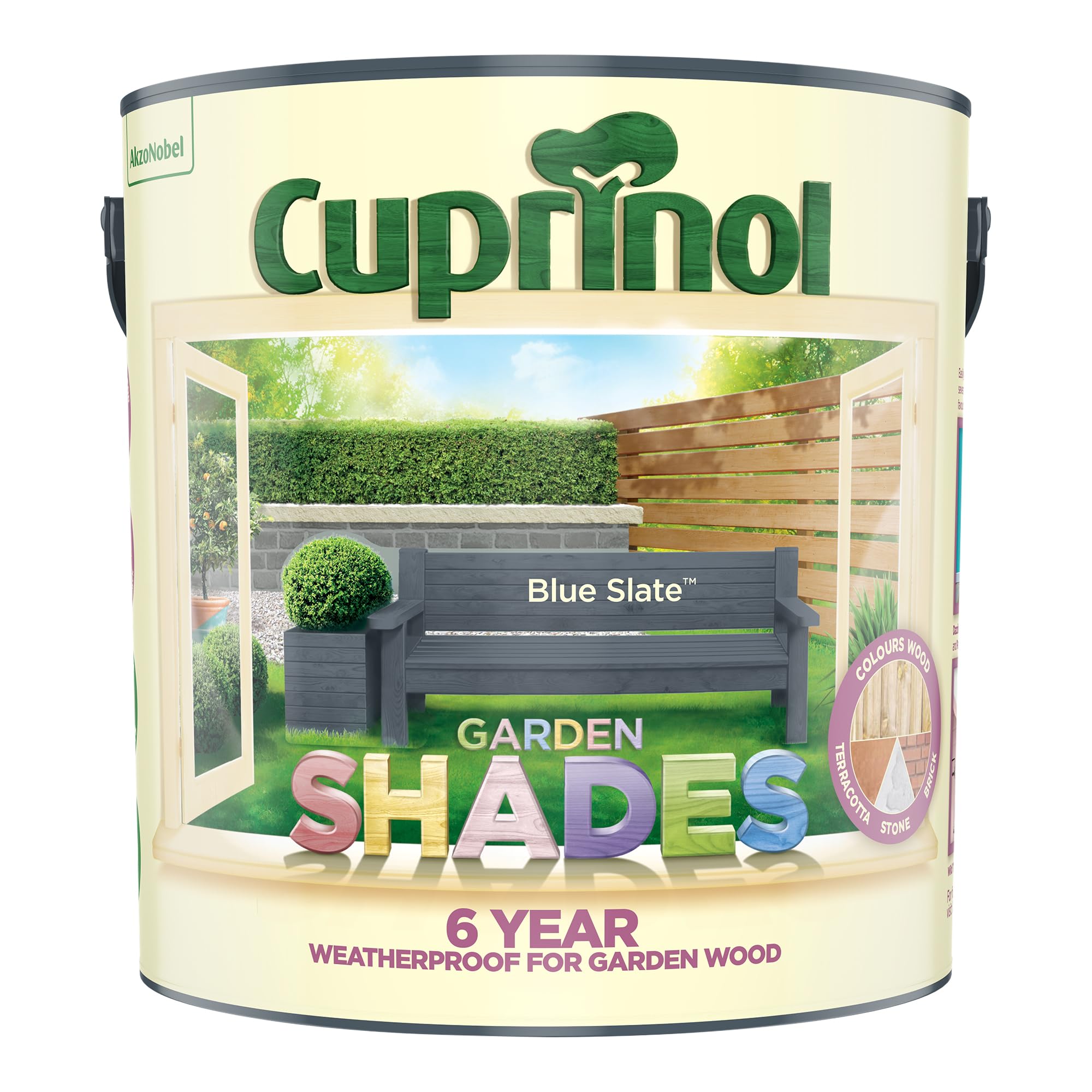 Cuprinol Blue 5839335 Garden Shades Slate 2.5L