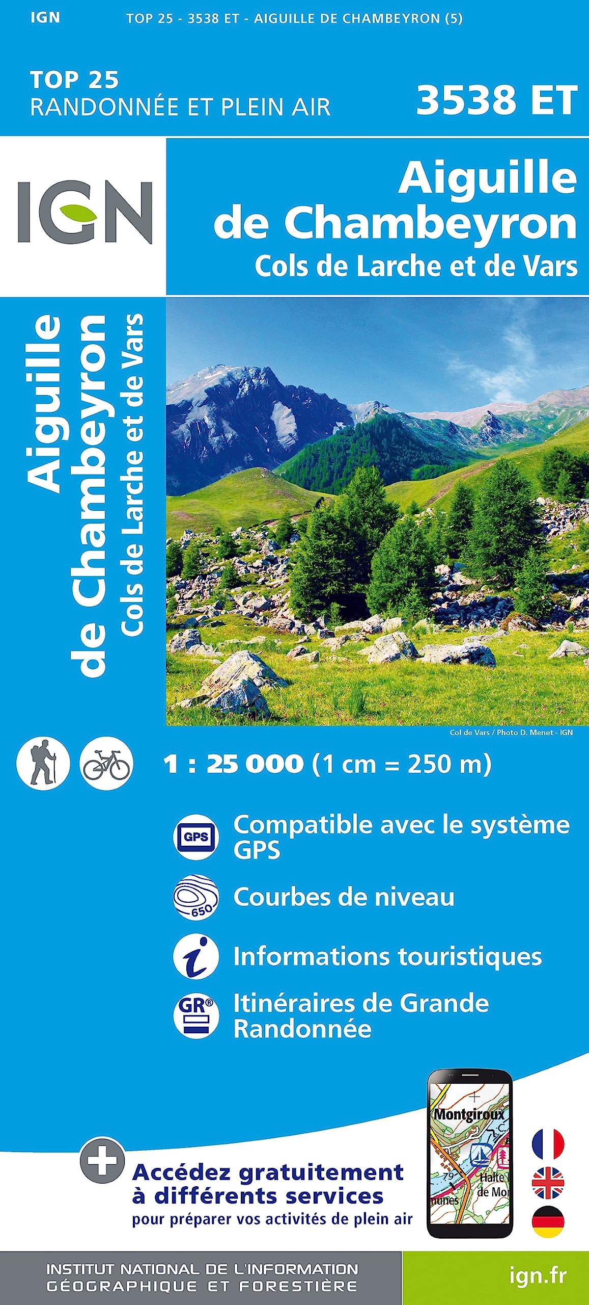 Aiguille de Chambeyron / Cols de Larche et de Vars: 3538ET (TOP 25)