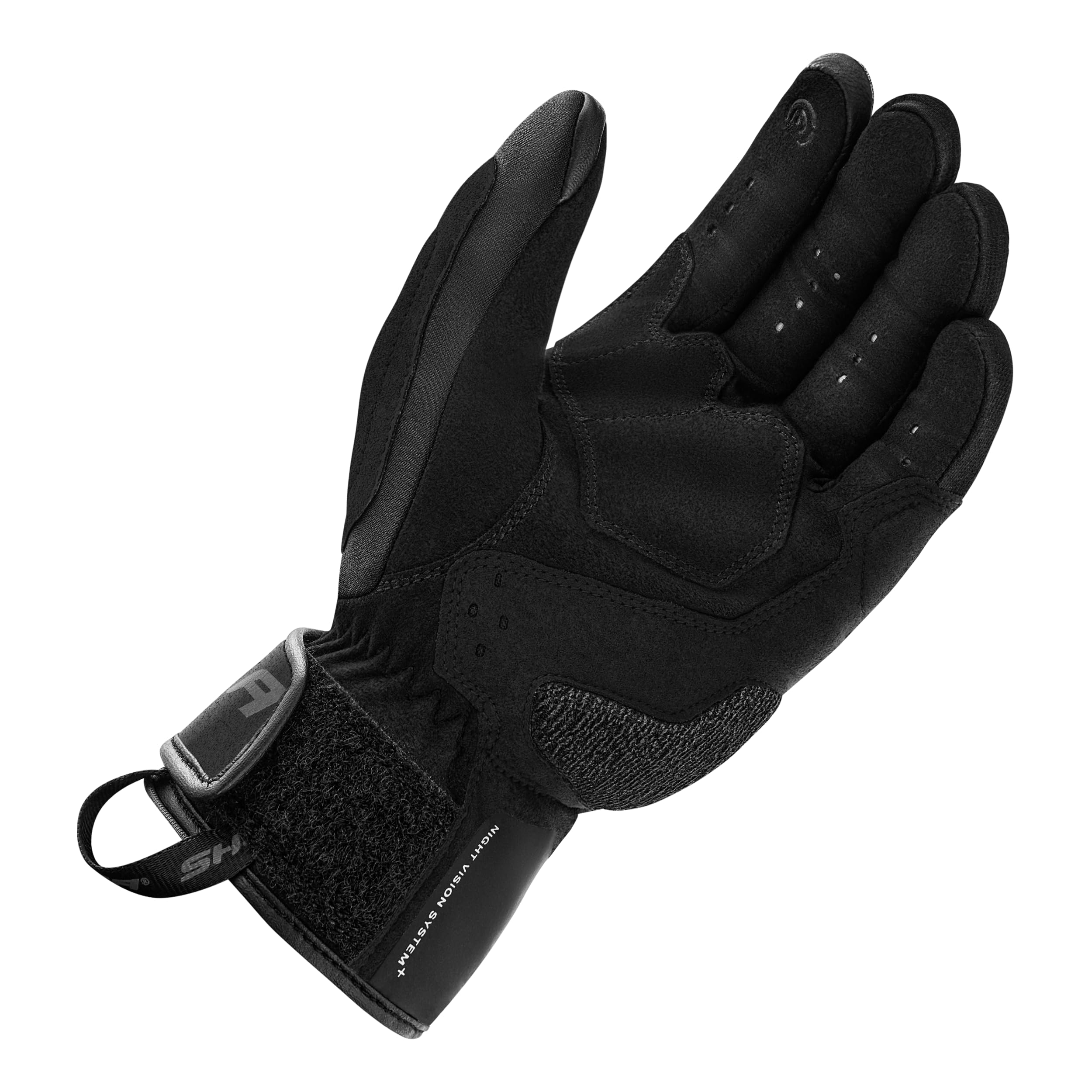 SHIMA STREAM Motorrad Handschuhe Damen Kurze Sommer Motorradhandschuhe Schutz Schutzkleidung Touchscreen Motorcycle Belüftet Verstärkt Leicht Motorbike Sommerhandschuh (Frauen, Schwarz, XS)