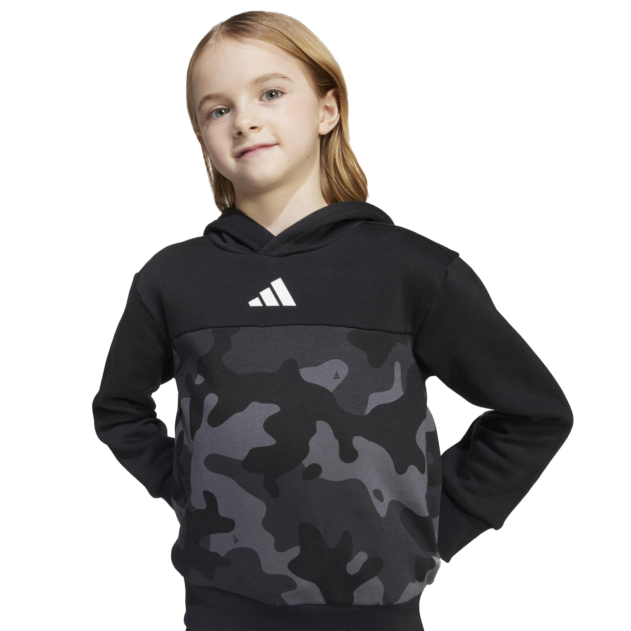 adidas Unisex Kids Seasonal Essentials Camo Fleece Jogginganzug Kleinkinder