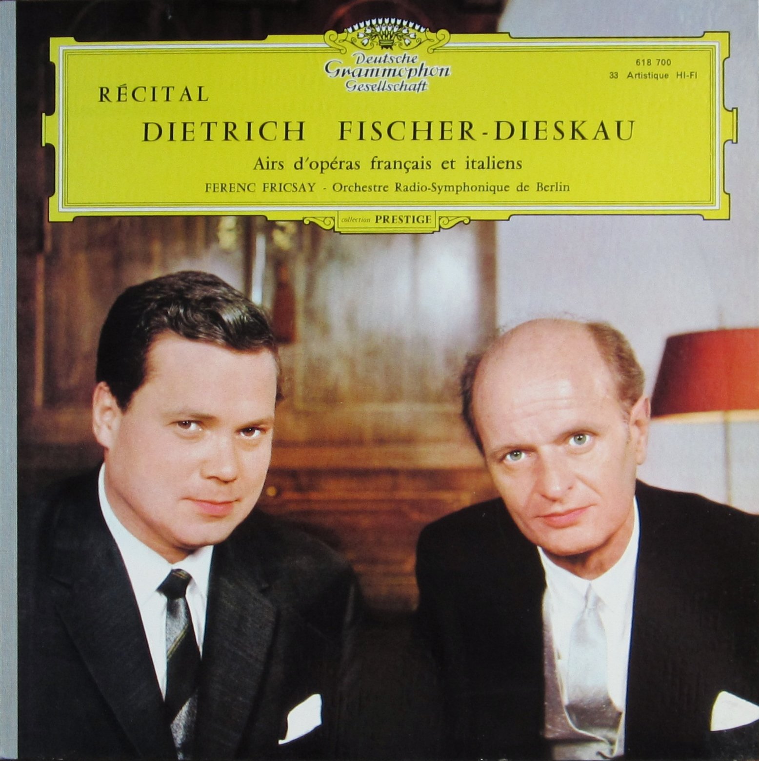 RECITAL - Airs d'operas francais et italiens (französische und italienische Opernarien) [Vinyl LP] [Schallplatte]