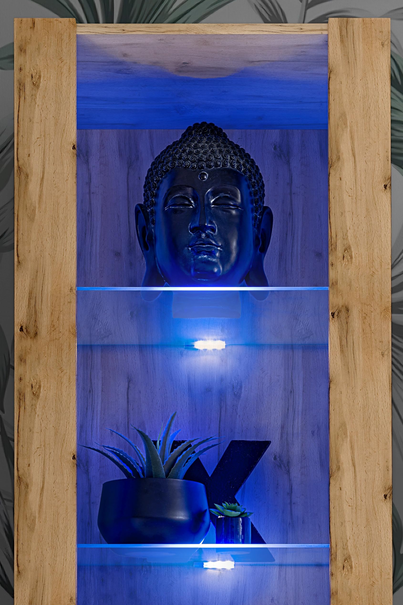 Komodee Vitrine Tivoli A1 Wotan/Wotan 55x159x35 cm