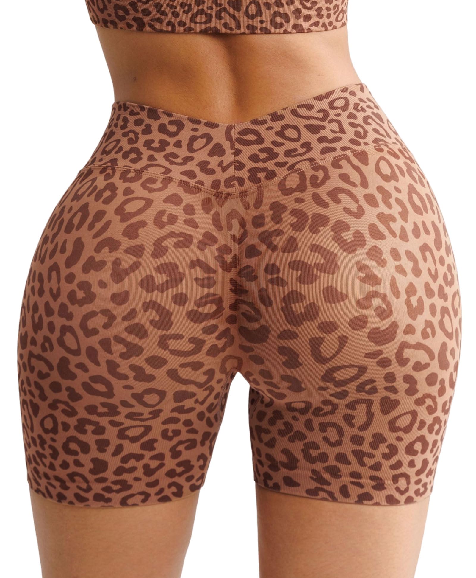 BRXL Scrunch Butt Lifting Shorts for Women V Back Seamless 5" High Waist Workout Gym Compression Spandex Impact Shorts