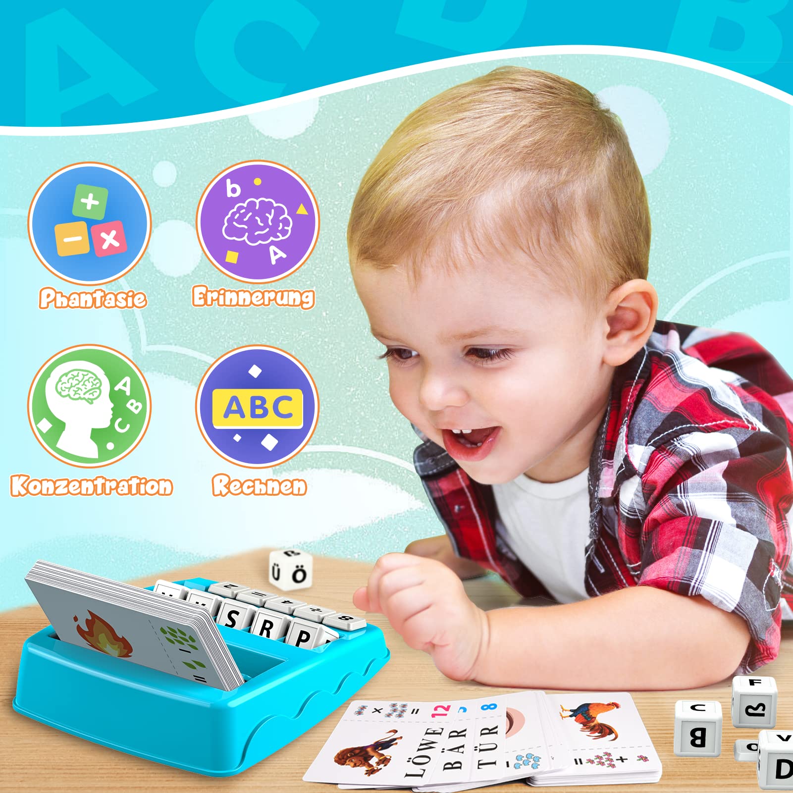 Carte Educative Montessori - Impara A Leggere, Scrivere E Contare Da 4