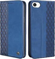 Vista 8 de Funda tipo cartera para iPhone 12/12 Pro de 6.1 pulgadas - [Fuerte magnético] Funda de piel sintética con tarjetero y función atril para teléfono