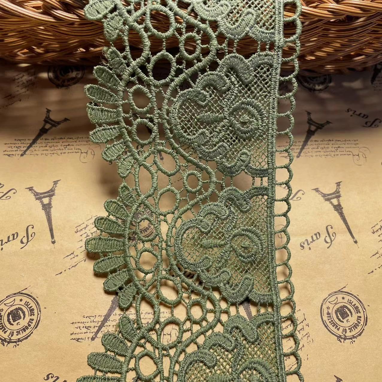 Stoffa Pizzo Tassel Europea 9cm - Bianco, 4 Iarde, Per Tende, Tovaglie, Abiti Sposa - Foto 3