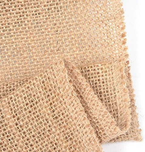 Miniatura 6 de Lainrrew - Cinta de arpillera, cinta de tela de arpillera de 4 pulgadas de ancho, cinta de arpillera natural con bordes finisheh para envoltura