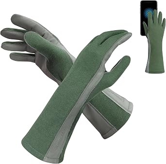 Flight Gloves, Fire-Resistant Sheepskin Leather