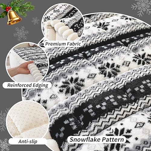 Miniatura 2 de Funda cálida de felpa para sofá, funda de sofá para mascotas para sofás de 2 a 3 plazas, fundas de sofá lavables para mascotas, fundas