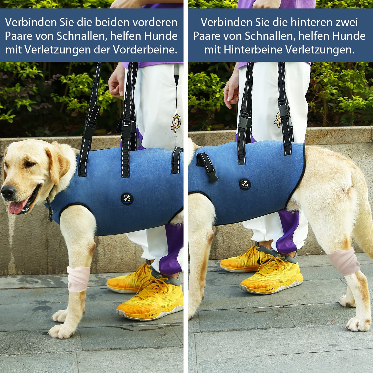 Pet Harness COODEO Dog Lift Harness, Support Recovery Sling, Pet