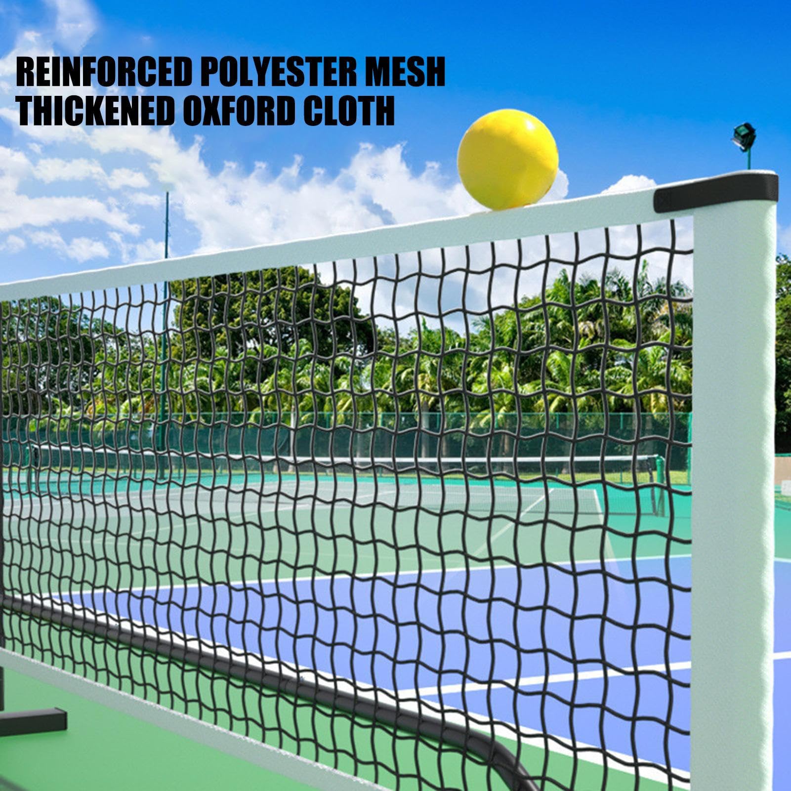 Tennis Practice Net - Breve Pieghevole Leggero Netto, Sistema di Attrezzature Sportive Staccabile | Attrezzature per Allenamento Portatile da 22 Piedi per Adulti per, Borsa di Trasporto per Cortile