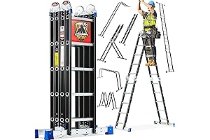 Bryner Folding Step Ladder: The Ultimate 10' Ladder for Every Task