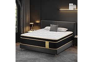 12 Inch Medium Firm California King Mattress in a Box with Pocketed...